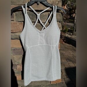 Athleta Strappy Light Gray Camisole